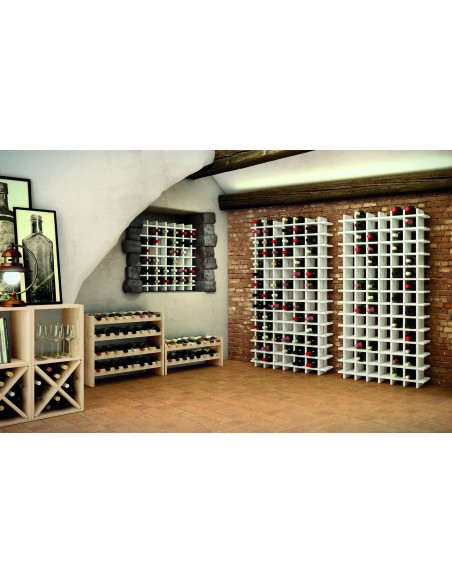Casier à bouteilles en pin modulaire Rioja pour 78 bouteilles Référence RI7800.99