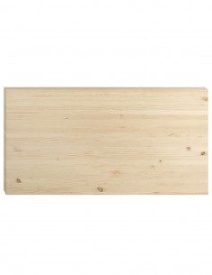 Panneau en pin pour table à manger 160x80 cm, épaisseur de 3 cm