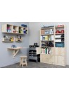 Kit de 2 portes en bois pour étagères GALA 79,6 cm de largeur