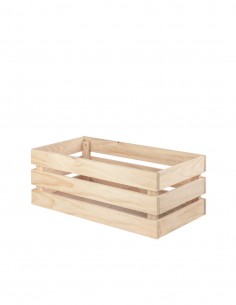 Boîte de rangement en bois pour étagère NOVA, 26x68x33 cm