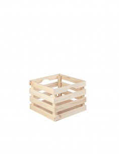 Boîte de rangement en bois pour étagère NOVA, 26x33x33 cm