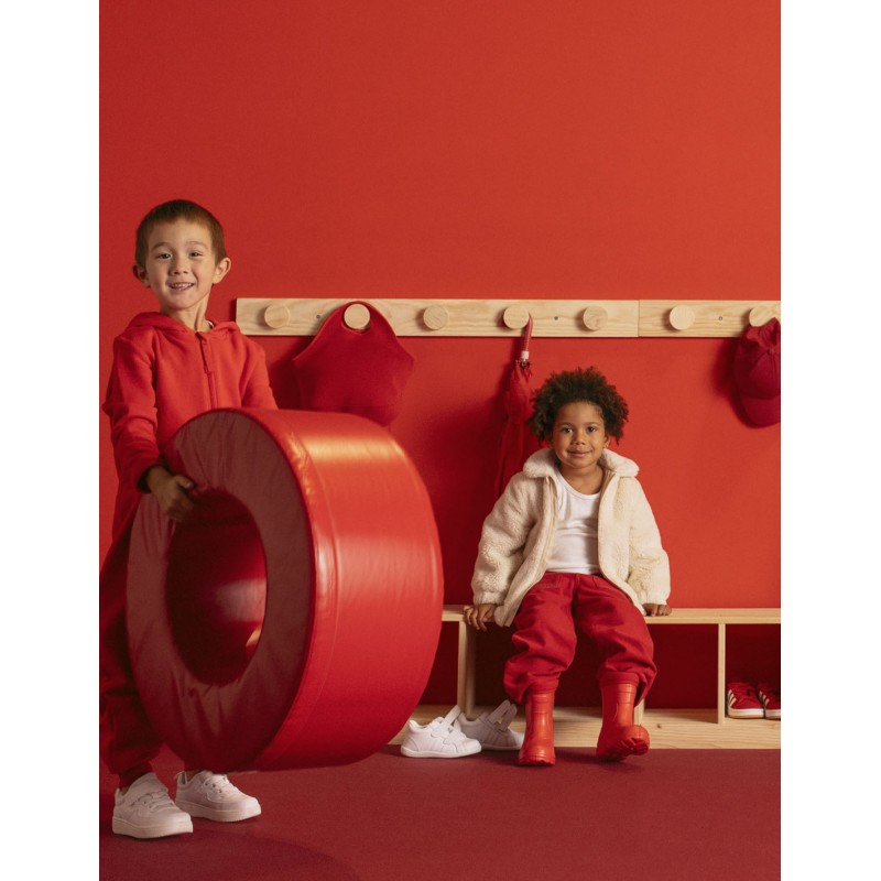 Porte-manteau mural avec 5 supports en bois VERA