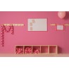 Porte-manteau mural avec 4 supports en bois VERA