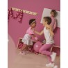 Porte-manteau mural avec 4 supports en bois VERA
