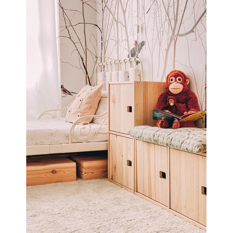 Étagère modulaire pour enfants à 2 cubes DINAMIC