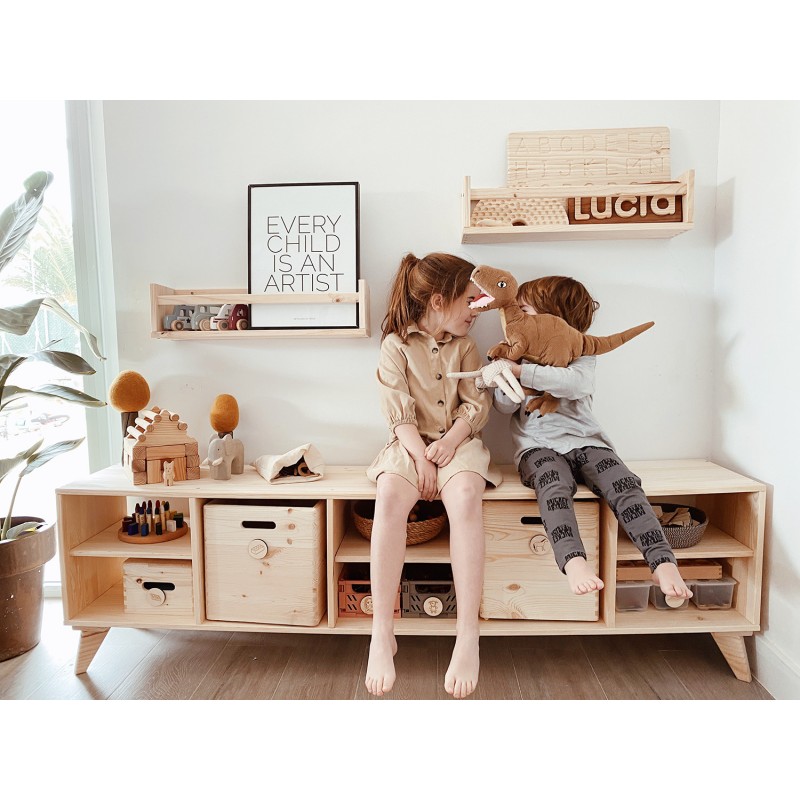 Étagère modulaire pour enfants à 5 cubes DINAMIC