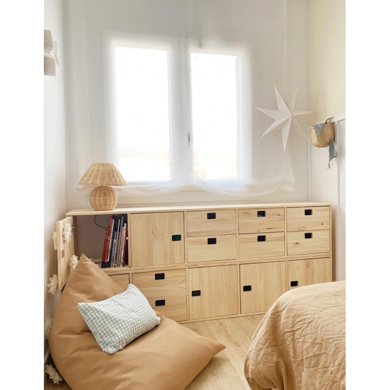 Étagère modulaire pour enfants à 5 cubes DINAMIC