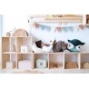 Étagère modulaire pour enfants à 2x2 cubes DINAMIC
