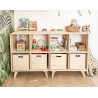 Étagère modulaire pour enfants à 2x2 cubes DINAMIC