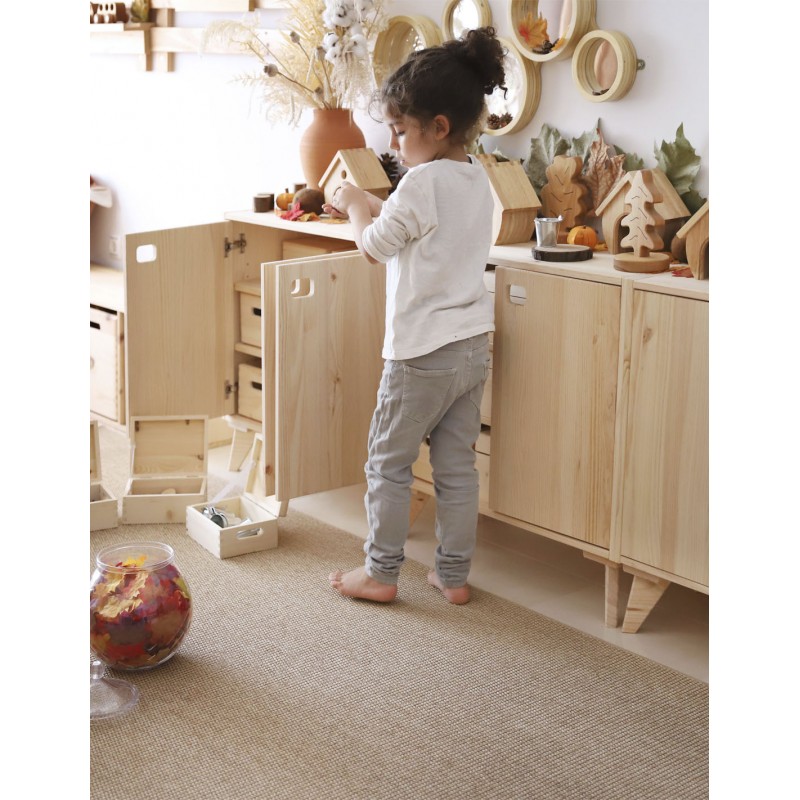 Armoire modulaire horizontale pour enfants à 2 portes DINAMIC