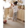 Armoire modulaire horizontale pour enfants à 2 portes DINAMIC