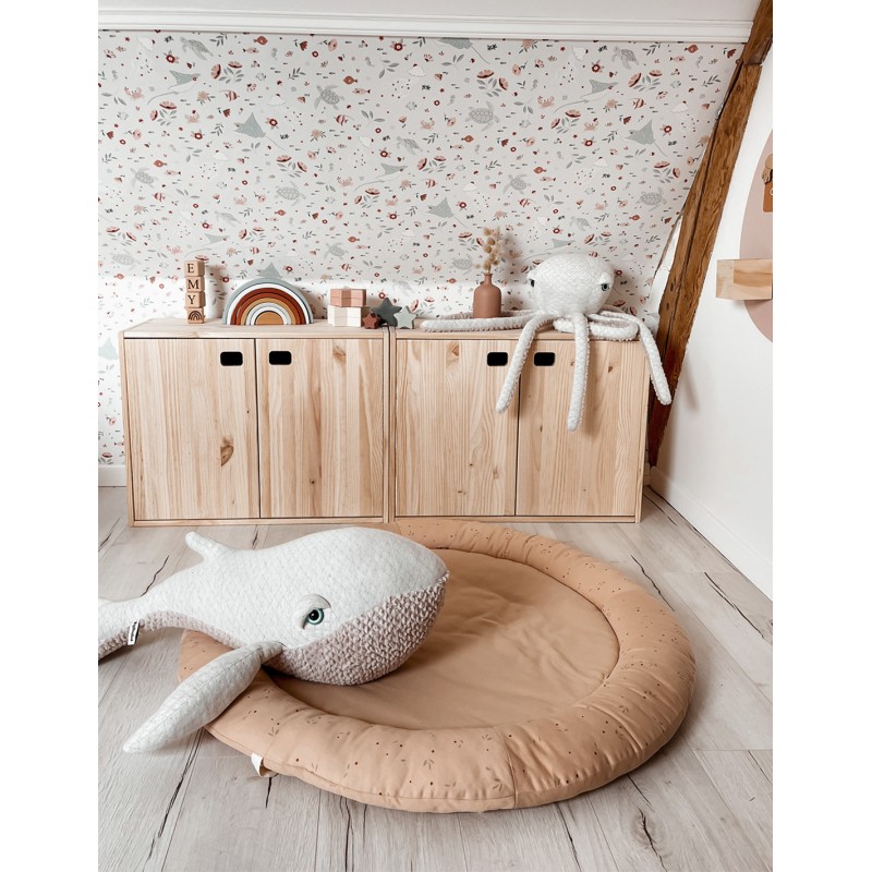 Armoire modulaire horizontale pour enfants à 2 portes DINAMIC