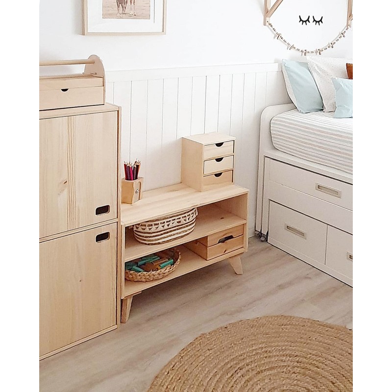 Armoire modulaire pour enfants à 2 portes verticale DINAMIC