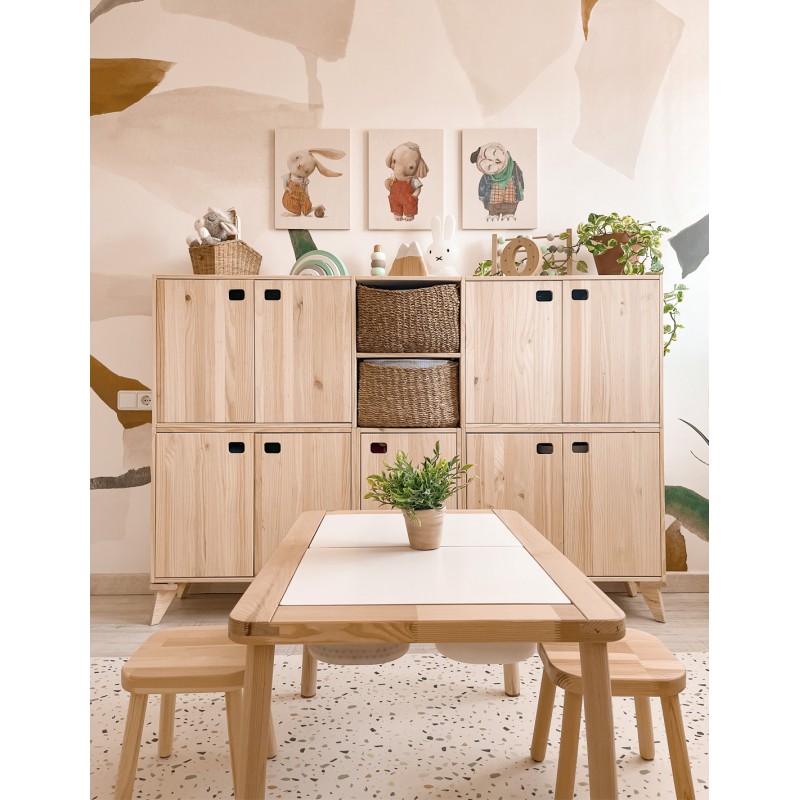 Armoire modulaire pour enfants à 2 portes verticale DINAMIC