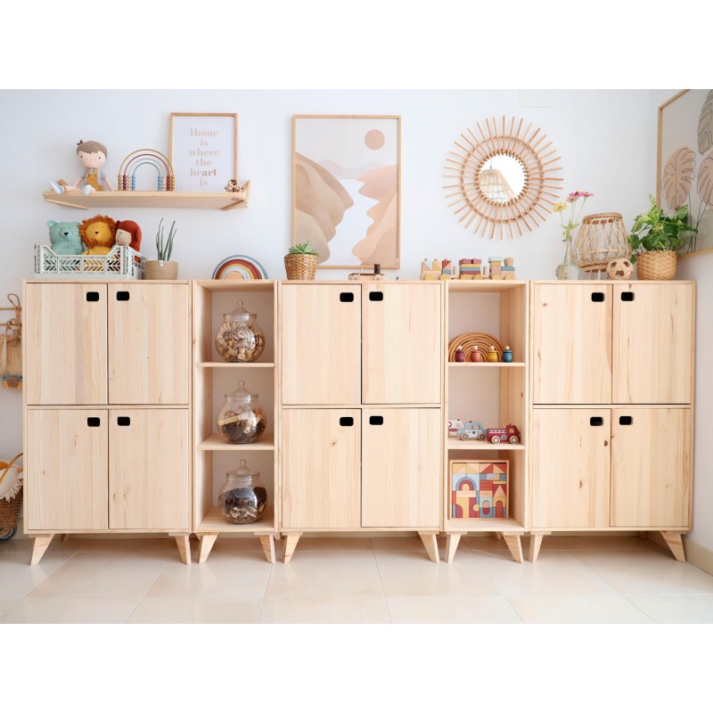 Armoire modulaire pour enfants à 4 portes DINAMIC