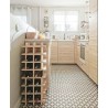 Casier à bouteilles en pin modulaire et évolutif Rioja pour 9 bouteilles