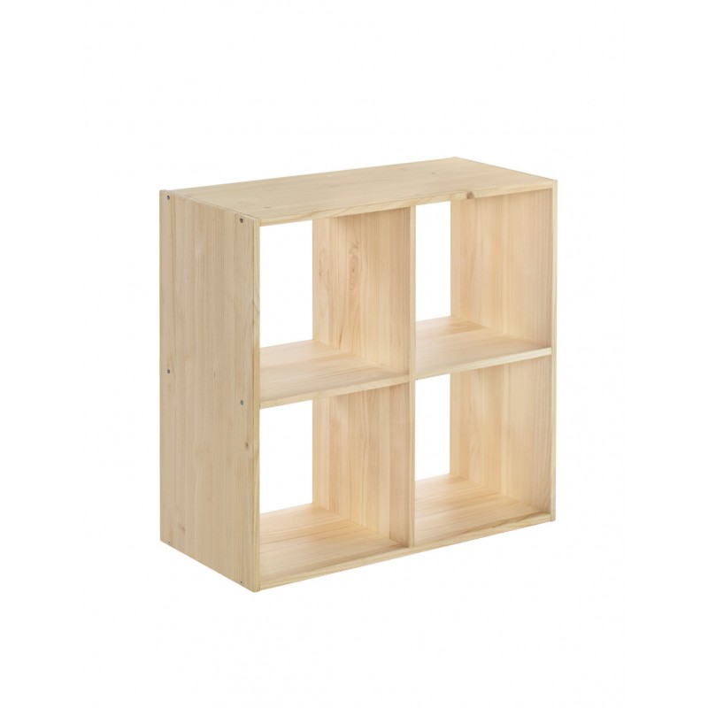 Étagère modulaire pour enfants à 2x2 cubes DINAMIC