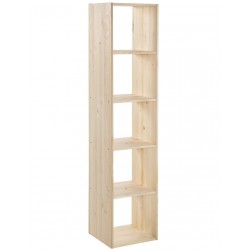 Étagère modulaire Dinamic avec 5 cubes en pin