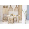 Étagère à 5 tablettes avec grande armoire en bois NOVA, 174,5 x 76,5 x 38,5 cm