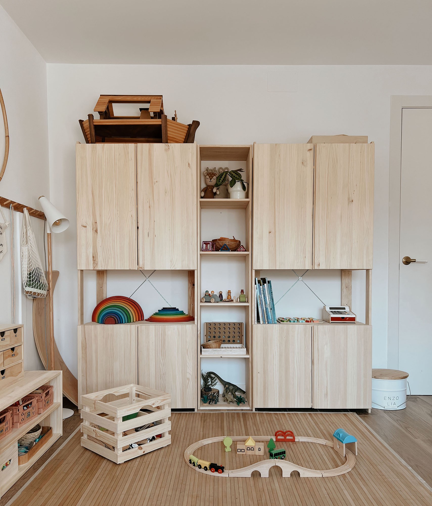 Petite étagère En Bois – 37 X 45,5 Cm – Idéale Rangement Cuisine Ou Atelier
